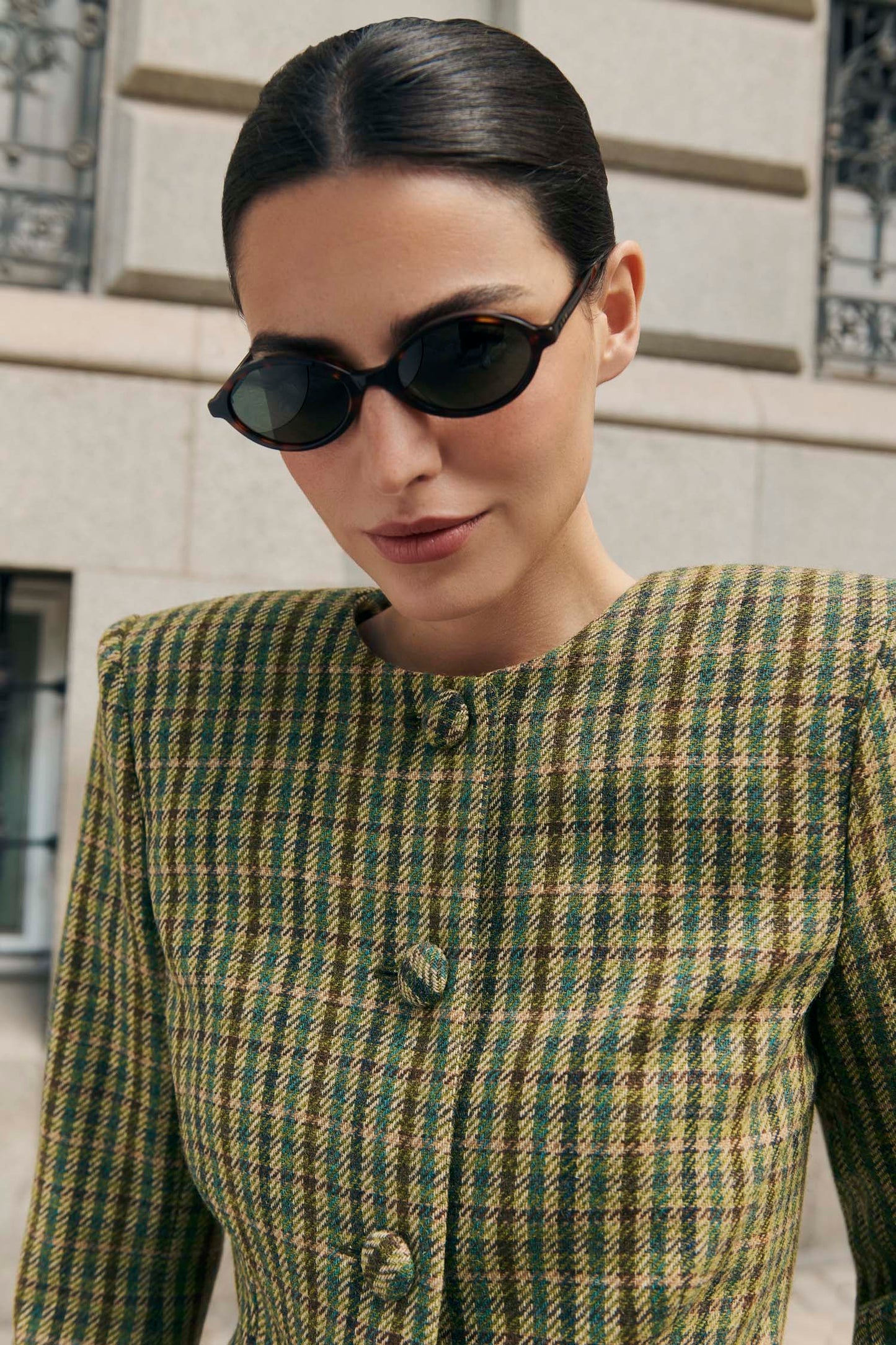 CHAQUETA MANUELA CUADROS