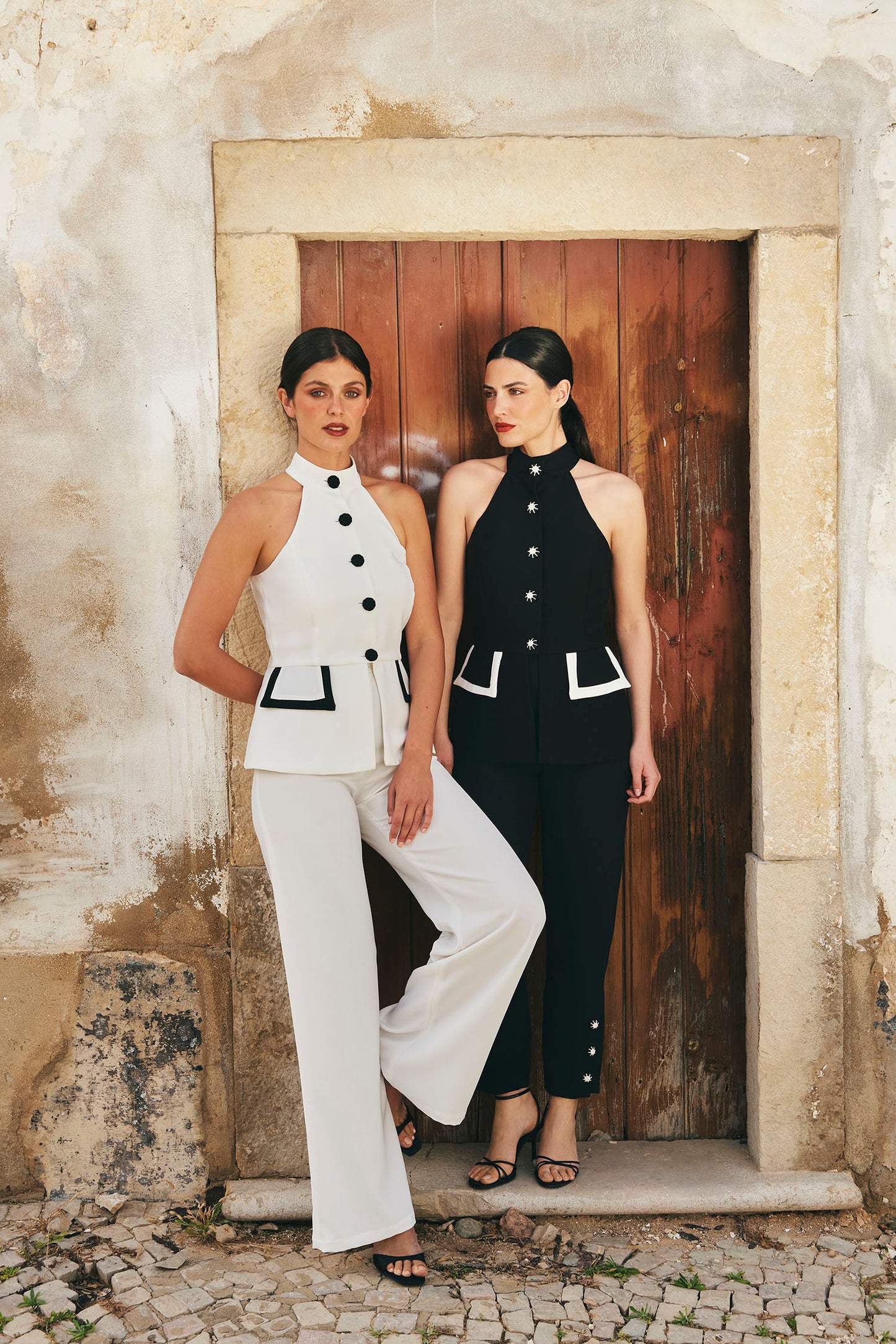 PANTALÓN FLORES BLANCO