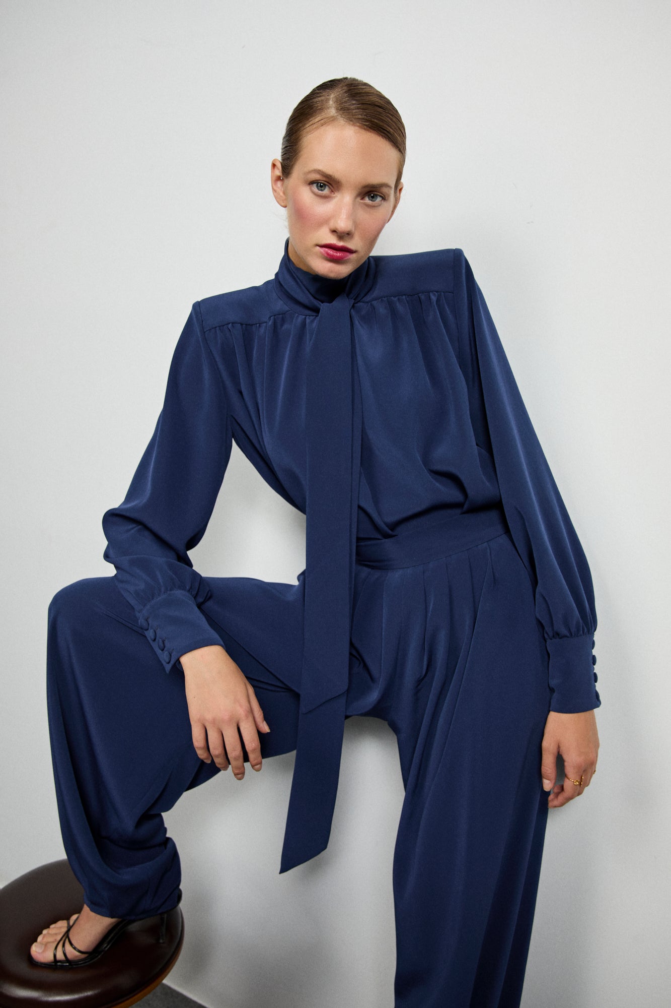 BLUSA FIORELLA AZUL