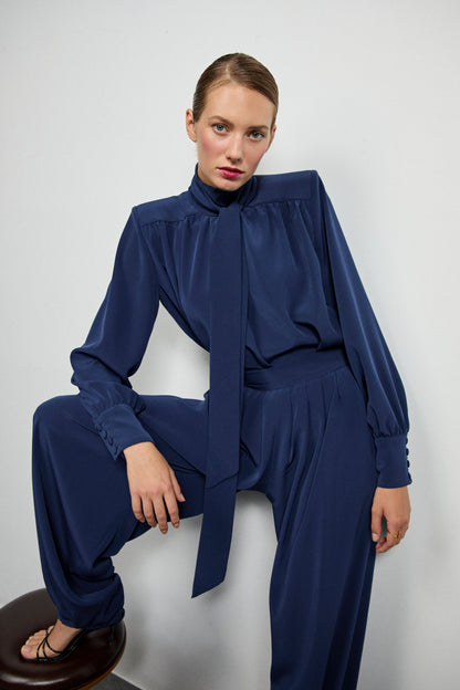 BLUSA FIORELLA AZUL