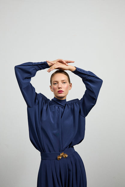 BLUSA FIORELLA AZUL