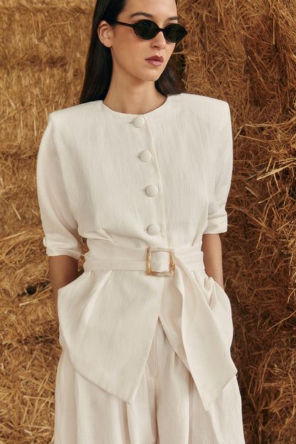 TOP MANUELA BLANCO NATURAL