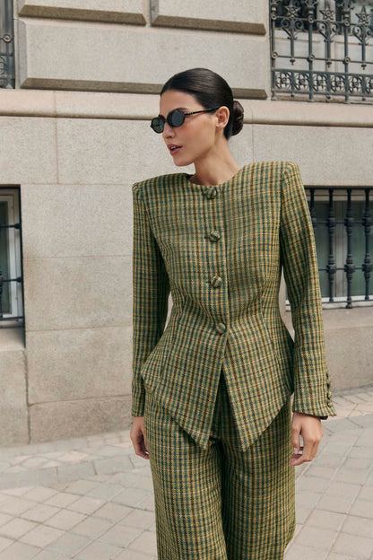 CHAQUETA MANUELA CUADROS