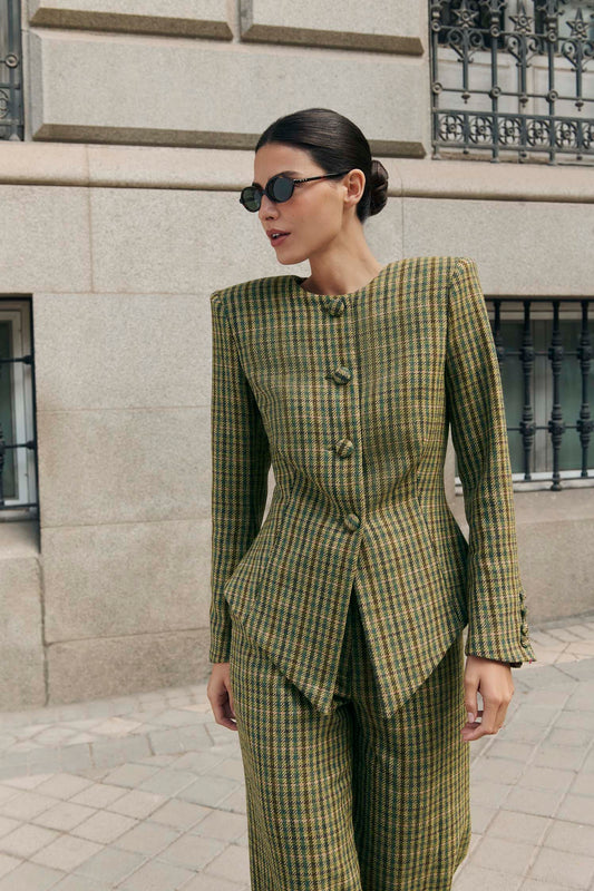 CHAQUETA MANUELA CUADROS