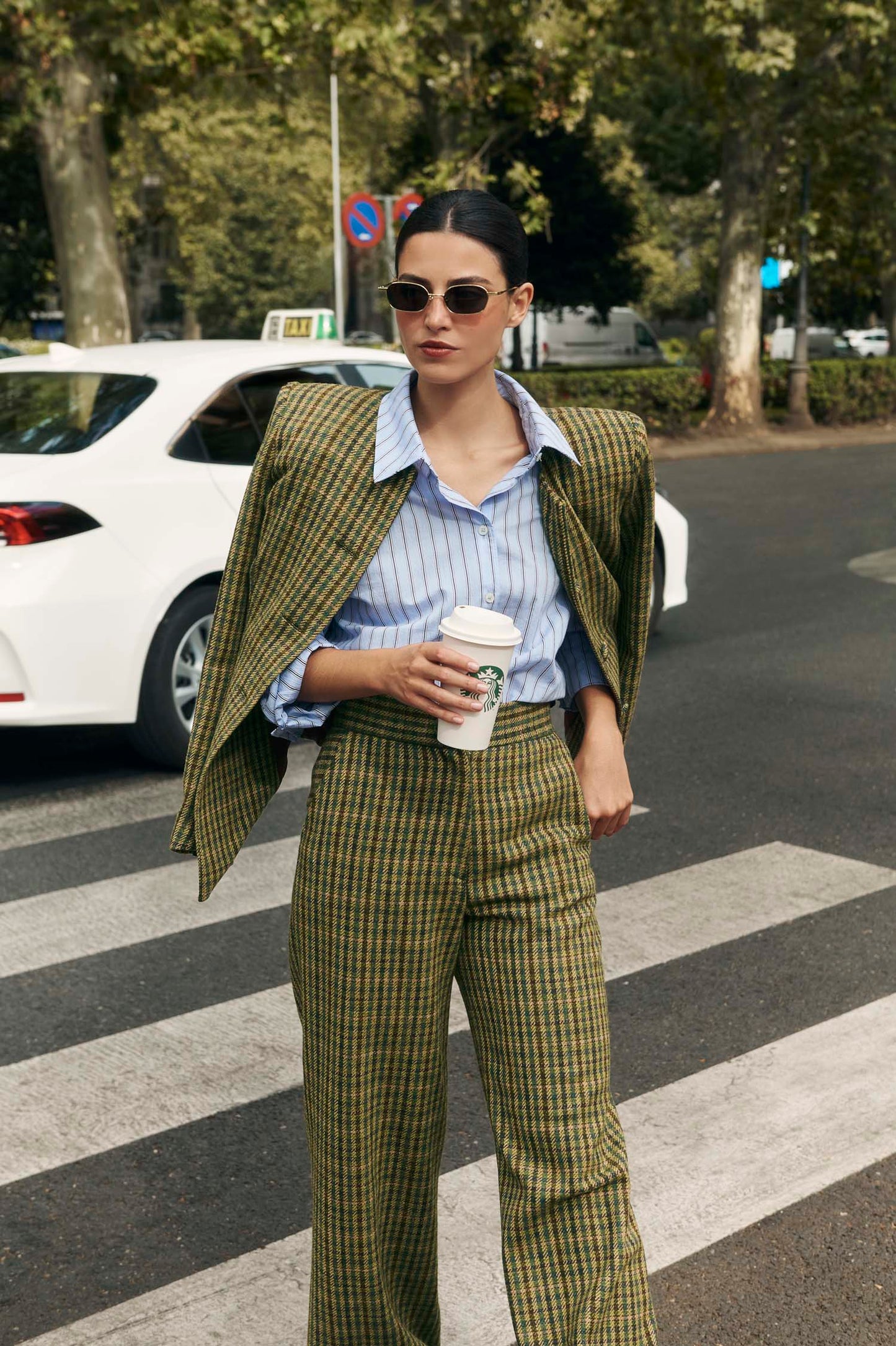 CHAQUETA MANUELA CUADROS