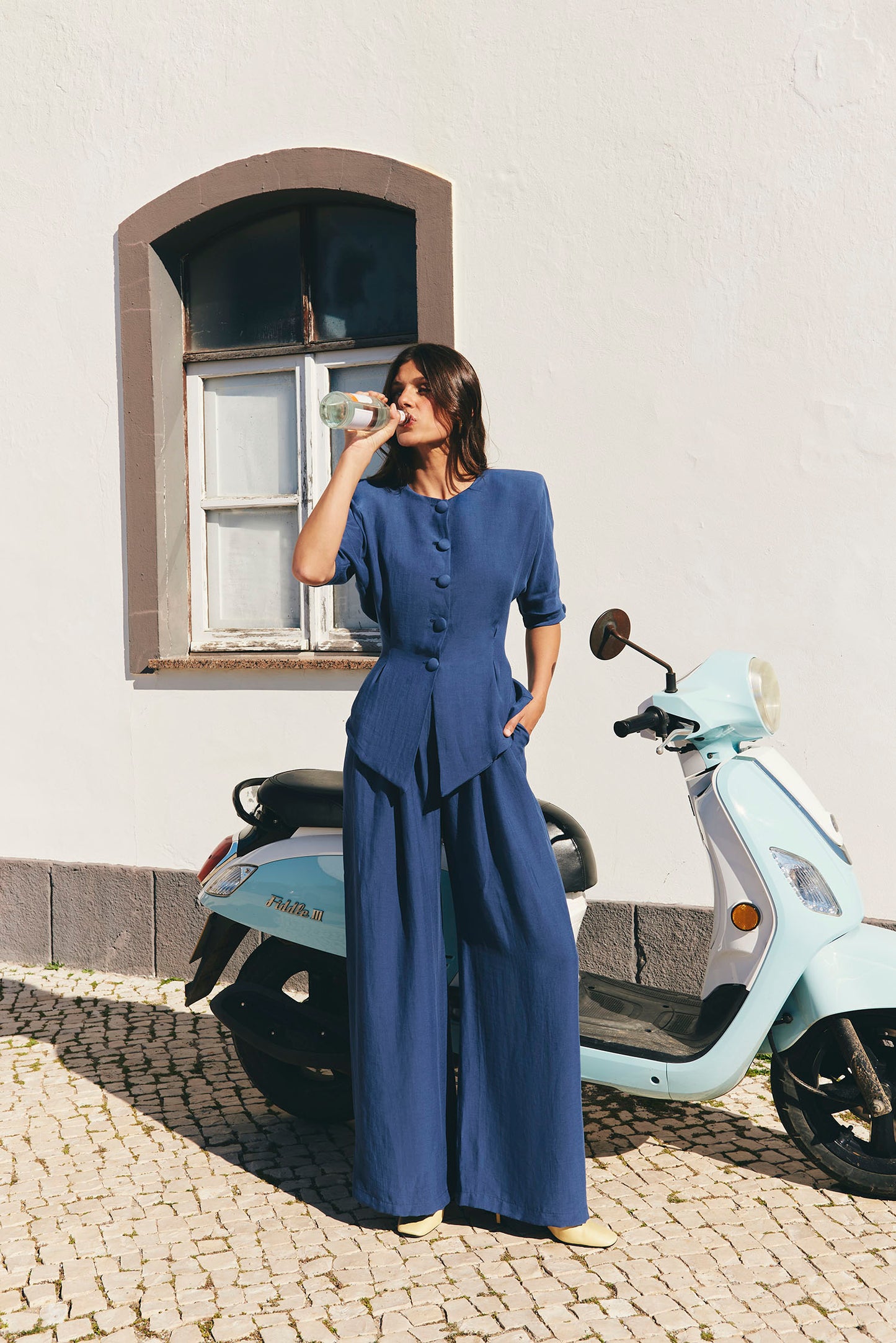 PANTALÓN MANUELA AZUL