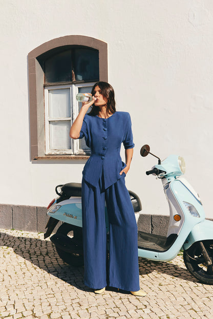 PANTALÓN MANUELA AZUL