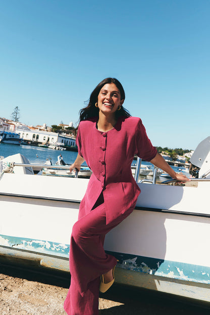 PANTALÓN MANUELA FRAMBUESA