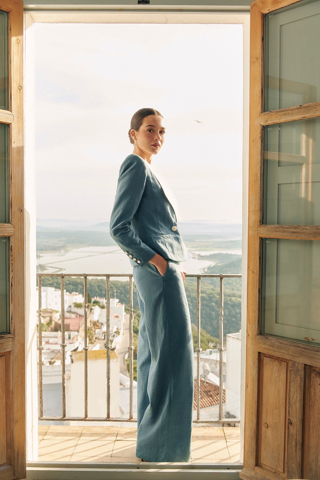 PANTALÓN LEONORA AZUL