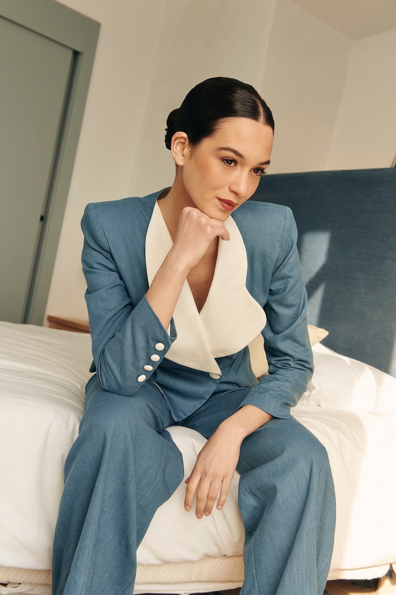 CHAQUETA LEONORA AZUL