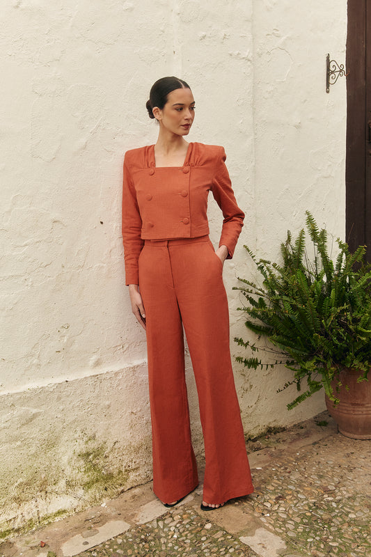 PANTALÓN MARIOLA TEJA