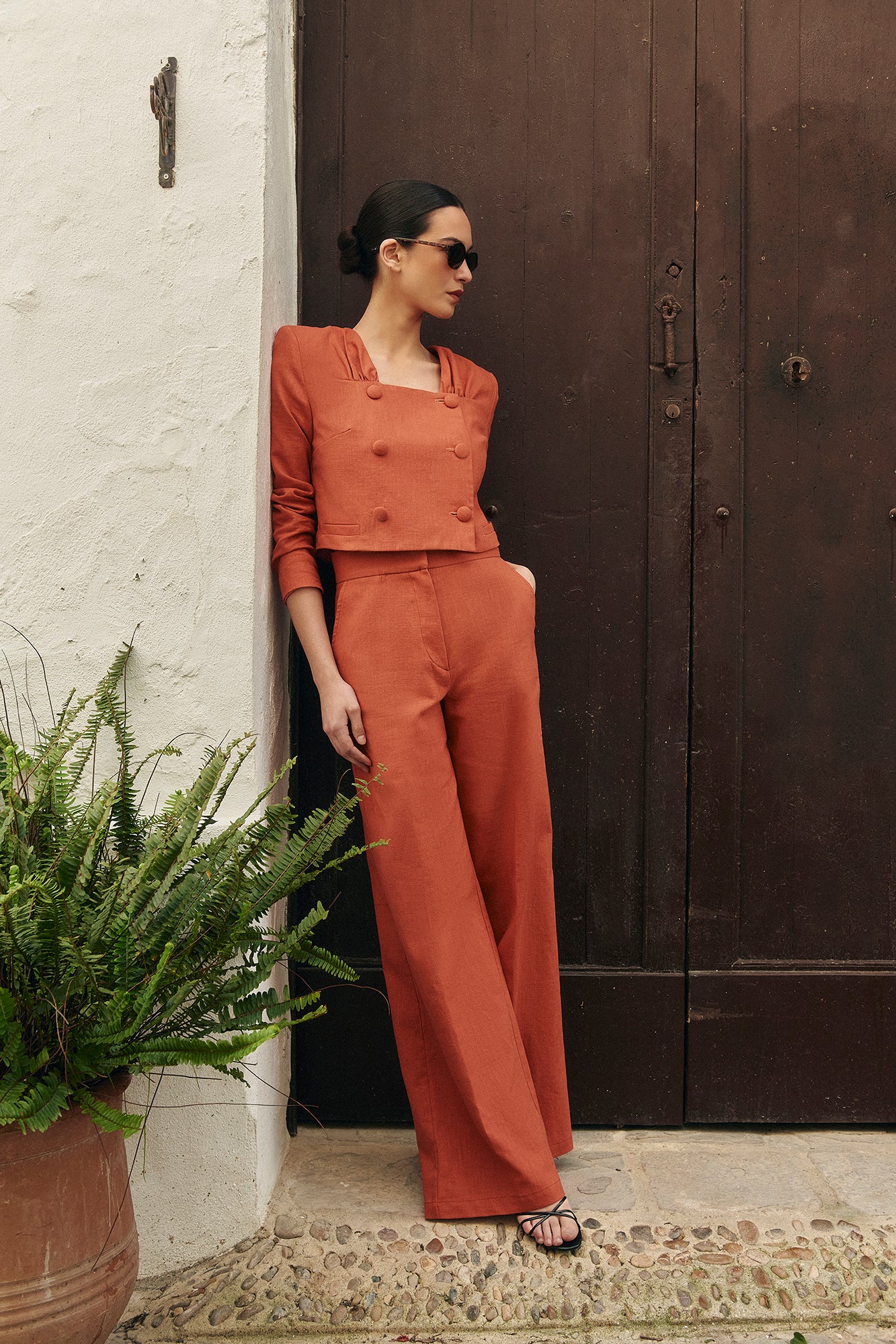 PANTALÓN MARIOLA TEJA