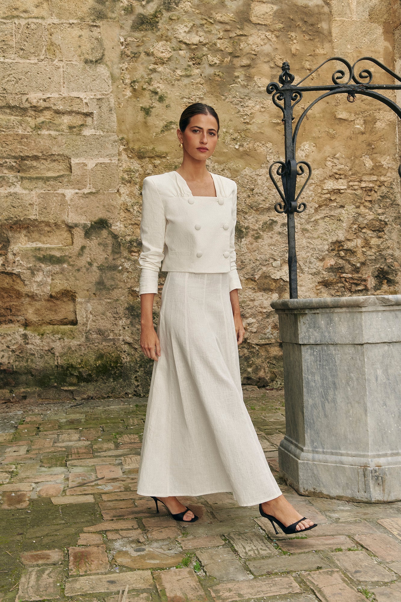 FALDA MARIOLA BLANCA NATURAL