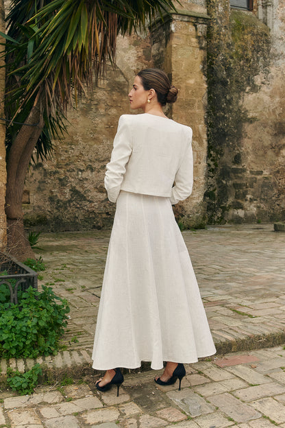 FALDA MARIOLA BLANCA NATURAL