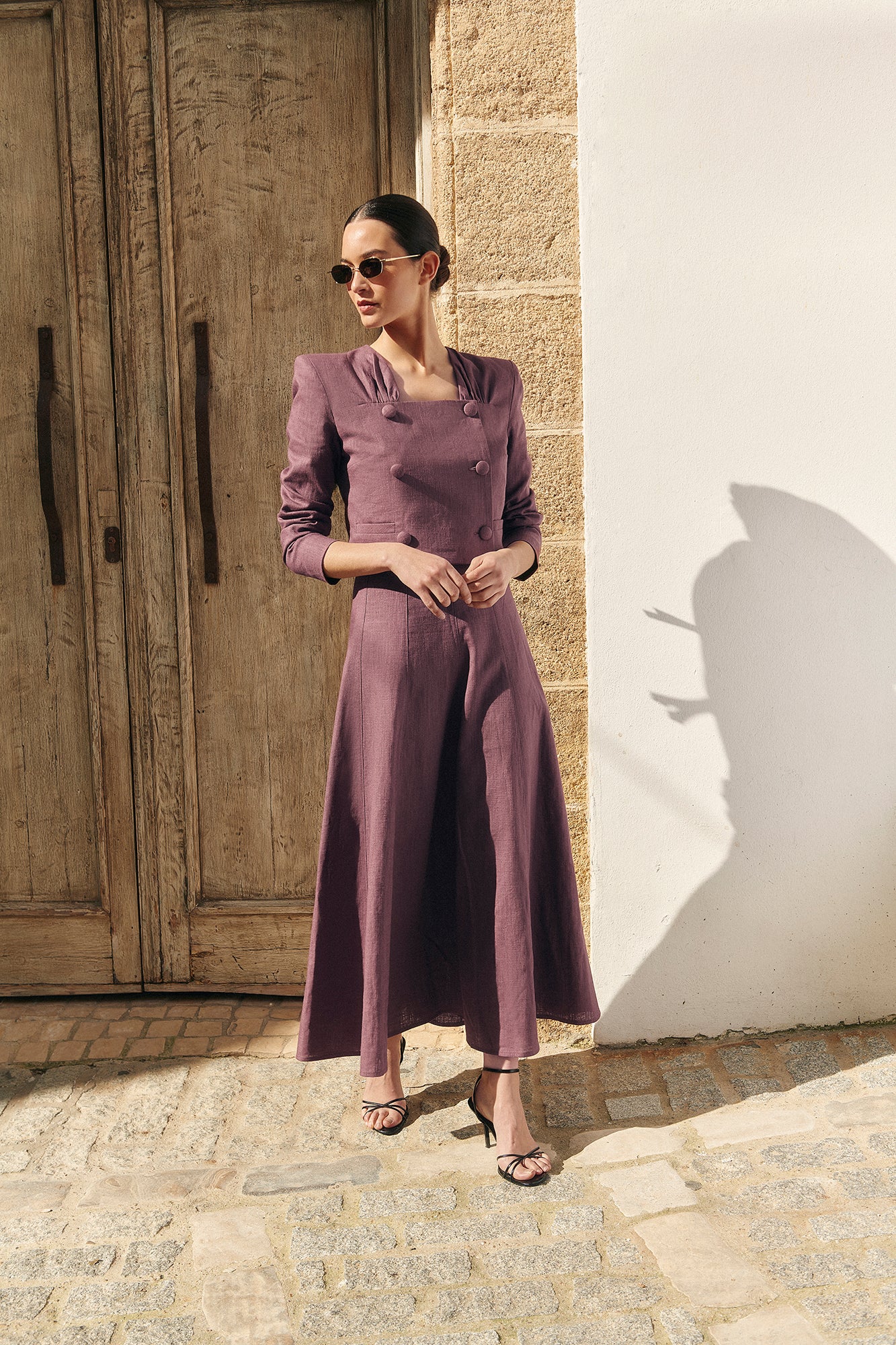 FALDA MARIOLA BERENJENA